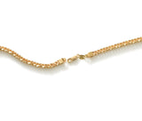 22K Yellow Gold Men's Link Chain W/ Rounded Curb Link, 24 Inches - Virani Jewelers | Add a hint of masculine radiance to your look with this handsome 24 inch 22K yellow gold men’s li...