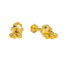 22K Yellow Gold Nose Pin W/ Gold Ball Accents - Virani Jewelers
