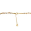 22K Multi Tone Gold Set Necklace & Earrings W/ Beaded Tangled-Tassel Design - Virani Jewelers