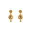 22K Yellow Gold & Enamel Peacock Meena Set - Virani Jewelers