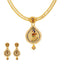 22K Yellow Gold & Enamel Peacock Meena Set - Virani Jewelers