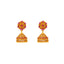 22K-Yellow-Gold&Ruby-Baheera-Temple-Set