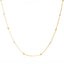 22K Yellow and White Gold Beaded Chain (6.1 grams)