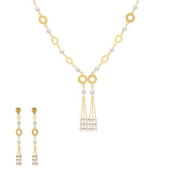 22K Yellow & White Gold Donna Jewelry Set - Virani Jewelers