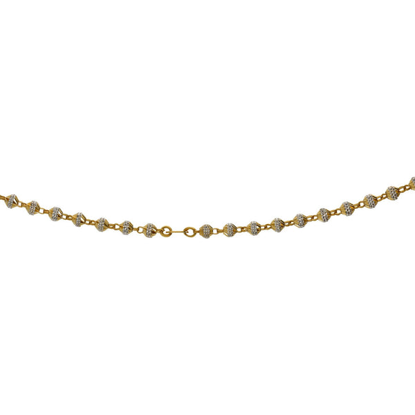 22K Yellow & White Gold Olivia Chain - Virani Jewelers | 
The 22K Yellow and White Olivia Chain from Virani Jewelers is perfect for women who love effortl...