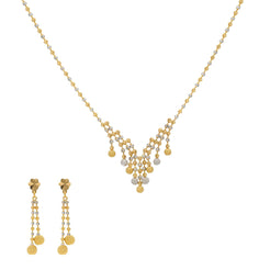 22K Yellow & White Gold Sophia Jewelry Set - Virani Jewelers