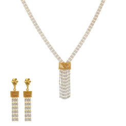 22K Yellow Gold Chandelier Jewelry Set - Virani Jewelers