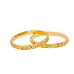 22K Gold Bangles Set of Two, 30.7gm - Virani Jewelers