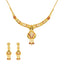 22K Yellow Gold Meenakari Necklace & Earring Set - Virani Jewelers