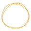 22K Yellow Gold Thin Anklets (8 grams)