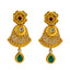 22K Yellow Gold Kundan & Gems Jewelry Set (67.4grams)