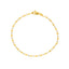 Two-Tone Ball Bracelet in 22K Gold (5.1gm)