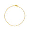 22K Gold Two-Tone Beaded Bracelet (6.2gm)