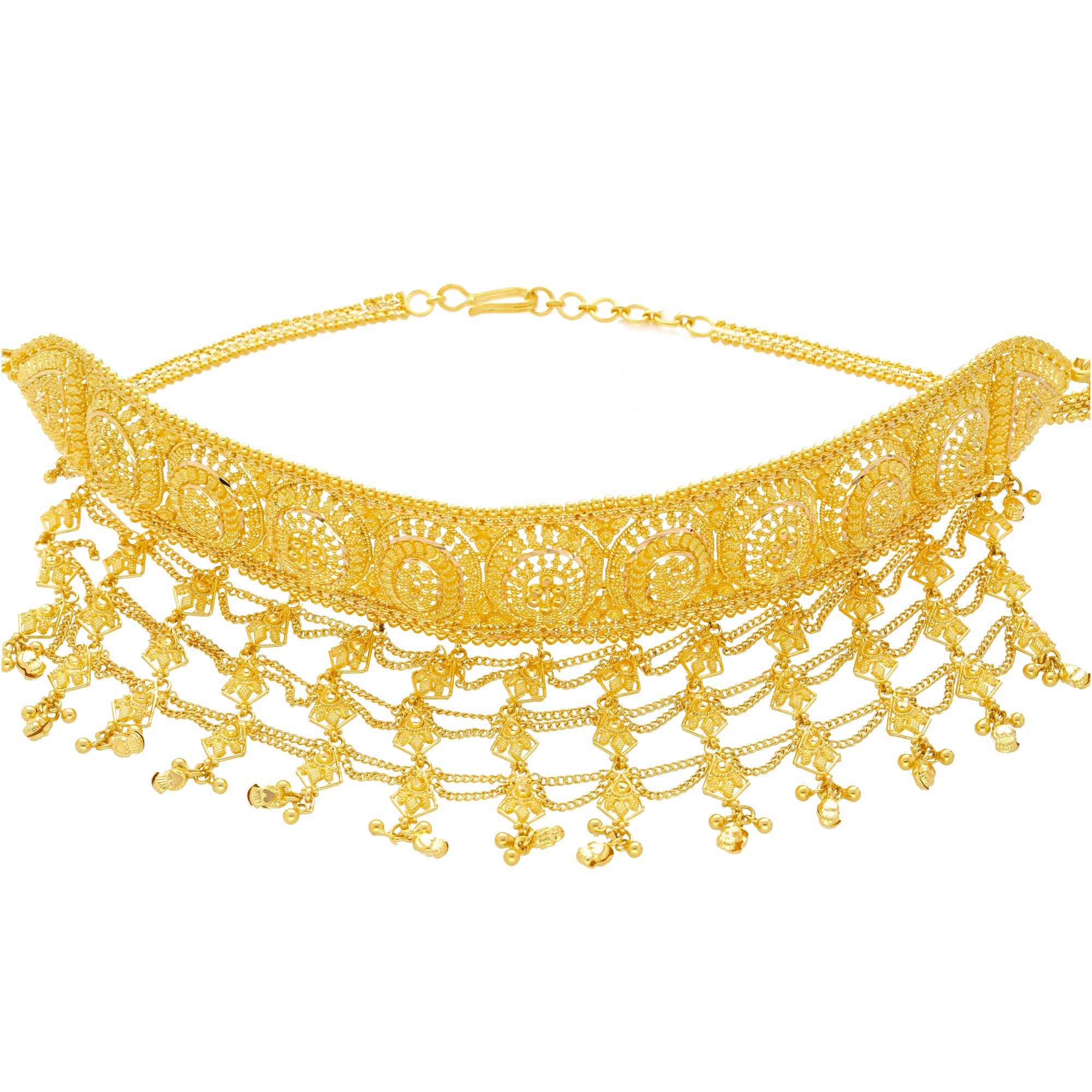 Chandelier choker necklace deals