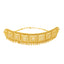 22K Yellow Gold Beaded Choker Set w/ Jhumkas