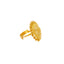 22K Yellow Gold Adjustable Round Cocktail Ring