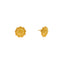 22K Yellow Gold Floral Studs (4.4 grams)