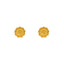22K Yellow Gold Floral Studs (4.4 grams)