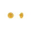 22K Yellow Gold Floral Studs (5.2 grams)