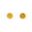 22K Yellow Gold Floral Studs (5.2 grams)