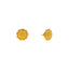 22K Yellow Gold Floral Studs (4.6 grams)