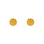 22K Yellow Gold Floral Studs (4.6 grams)