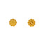 22K Yellow Gold Floral Studs (4.6 grams)