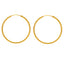 22K Yellow Gold Engraved Hoop Earrings (6.5 grams)