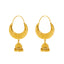 22K Yellow Gold Jhumki Hoops