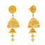 22K Yellow Gold Jhumka Earrings (21.9 grams)