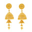 22K Yellow Gold Jhumka Earrings (21.9 grams)