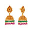 22K Yellow Gold Jhumkas w/ Gems (15.8 grams)