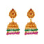 22K Yellow Gold Jhumkas w/ Gems (15.8 grams)
