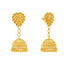 22k Yellow Gold Jhumka Earrings (16.4 grams)
