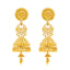 22K Yellow Gold Jhumka Earrings (18.5 grams)