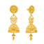 22K Yellow Gold Jhumka Earrings (18.5 grams)