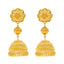 22K Yellow Gold Jhumka Earrings (21.2 grams)