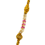 22K Yellow Gold Saanvi Beaded Chain w/ Rubies | 
The 22K Yellow Gold Saanvi Necklace will add a bright layer of luxury to your casual or traditio...