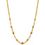 22K Yellow Gold Saanvi Beaded Chain w/ Rubies