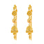 22K Yellow Gold Jewelry Set/ Dangling Jhumkas (73 grams)