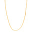 22K Yellow Gold Thin Beaded Mugappu Chain  w/ CZ Stones