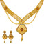 22K Yellow Gold Priya Meenakari Jewelry Set