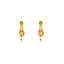 22K Yellow Gold Meenakari Necklace & Earring Set W/ Mango Shaped Pendant - Virani Jewelers
