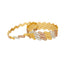 22K Gold Multi Tone Set of Four Bangles, 64.5gm - Virani Jewelers