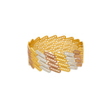 22K Gold Multi Tone Set of Four Bangles, 64.5gm - Virani Jewelers | 


A little more radiance does well for a classic look, like this 22K multi tone bangles from Vir...