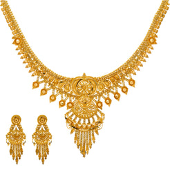 22K Yellow Gold Banita Necklace Set