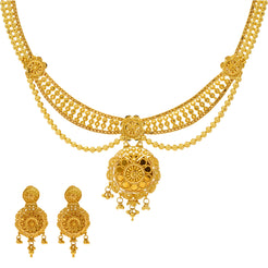 22K Yellow Gold Nyra Jewelry Set