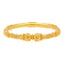22K Yellow Gold Pipe Bangle Set of 2 (50.8 grams)