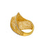 22K Gold Abstract Cocktail Ring (6 grams)