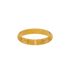 22K Gold Single Bangle, 18.4gm - Virani Jewelers